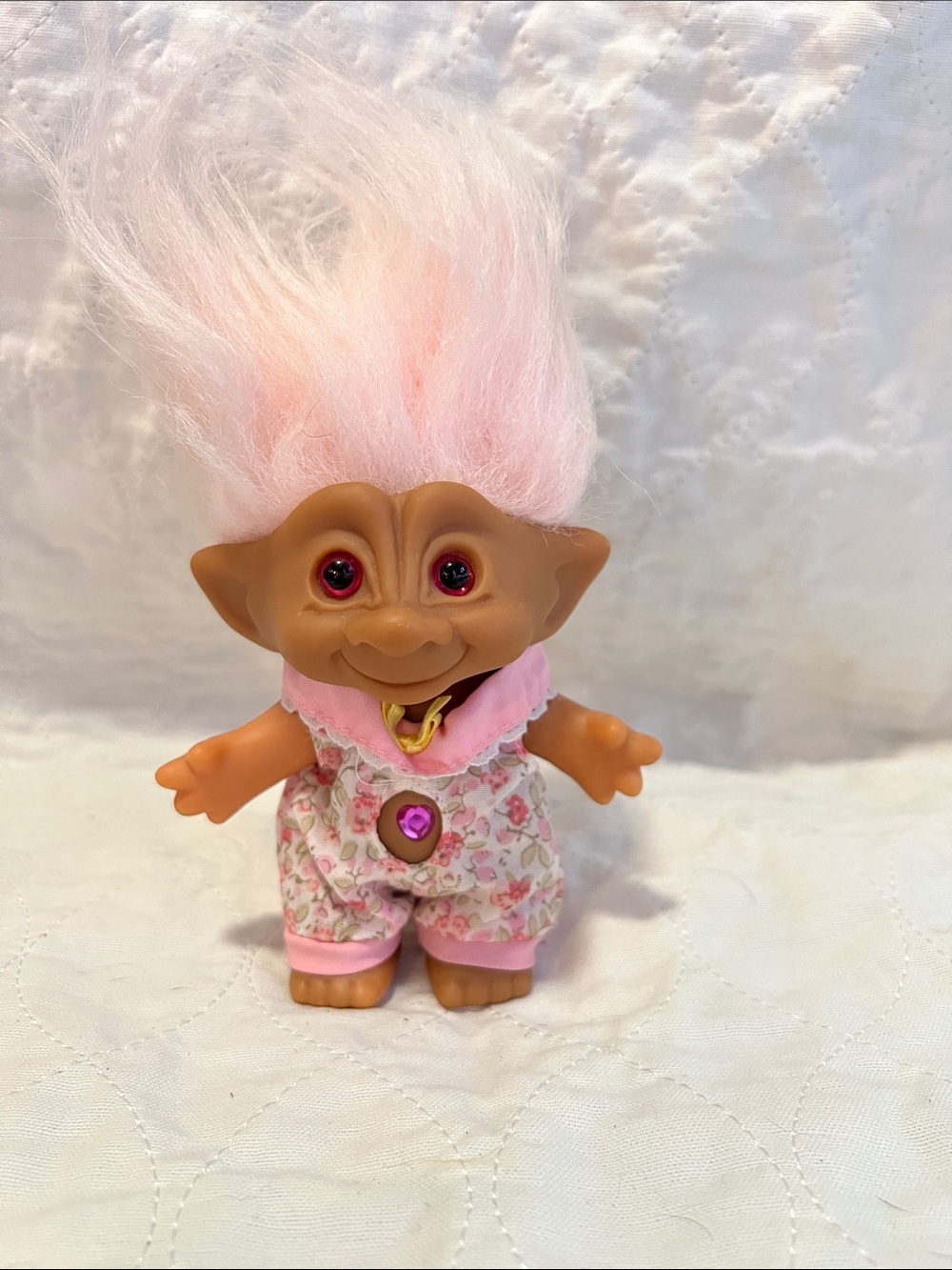 1990 Pink Hair Troll Doll
